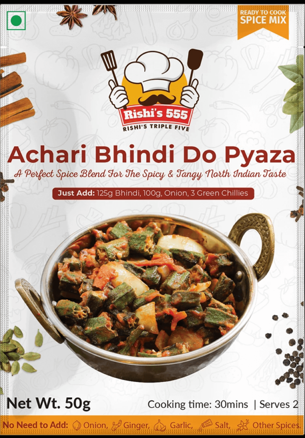 Achari Bhindi Do Pyaza - 50Gm