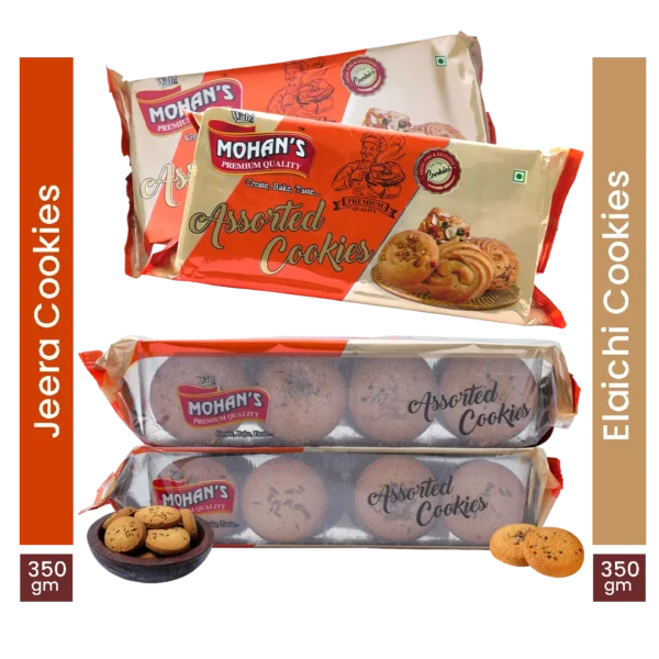 Jeera Cookies + Elaichi Cookies (Pack of 2)700gm