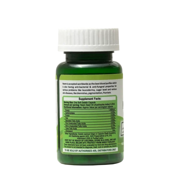 Neem Oil Softgel Capsules - Image 2