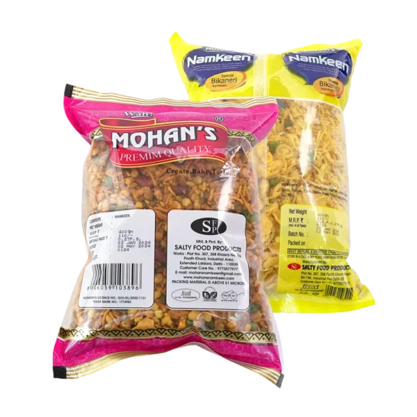 Halka Fulka + Navratan Mixture (Pack of 2) 400gm Each - Image 2